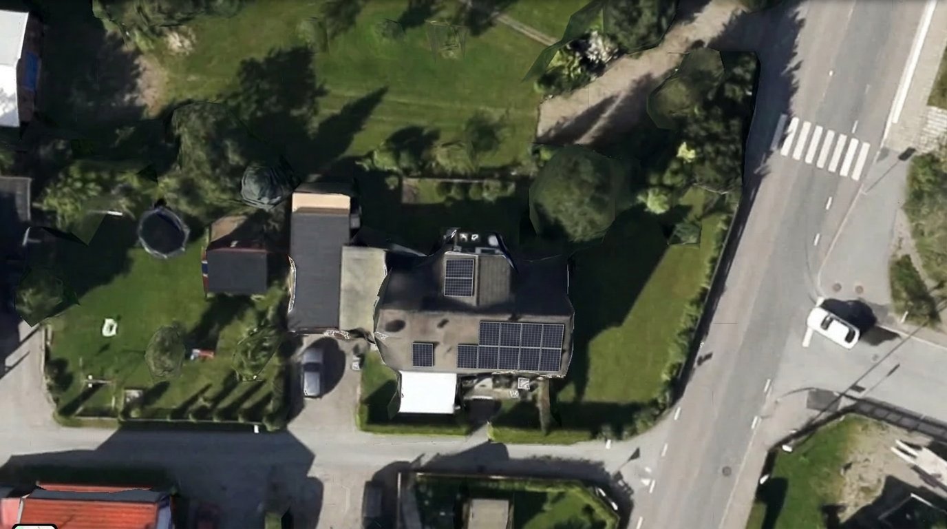 Solpaneler installerade på Borsöknavägen 62, Eskilstuna