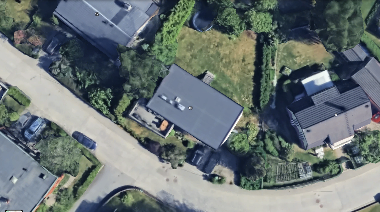 Granbacken 10, Huddinge innan solpaneler