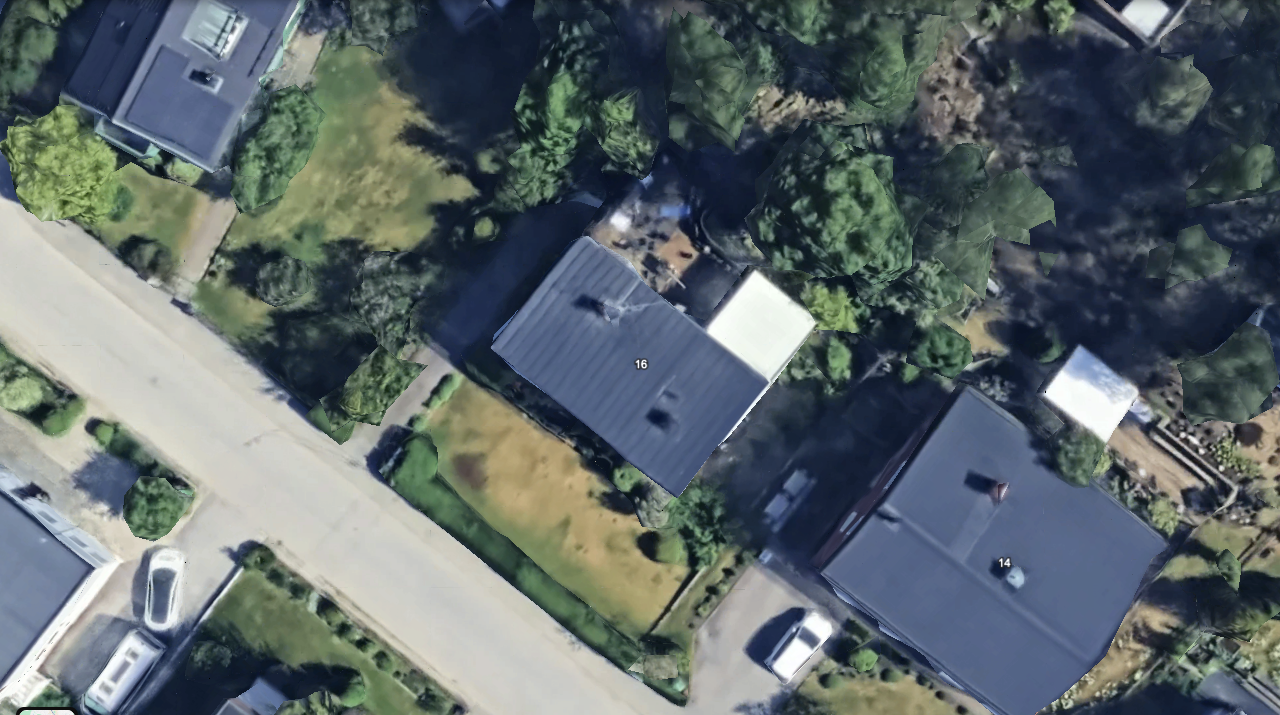 Granbacken 16, Huddinge innan solpaneler