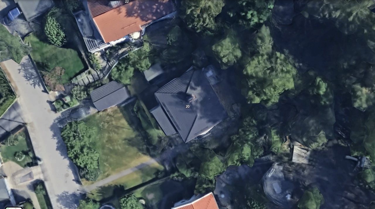 Gnejsvägen 20, Huddinge innan solpaneler