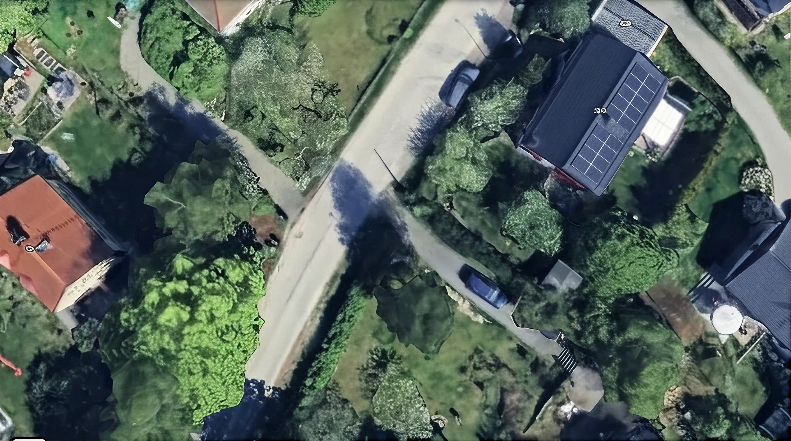 Solpaneler installerade på Segersminnevägen 28, Huddinge