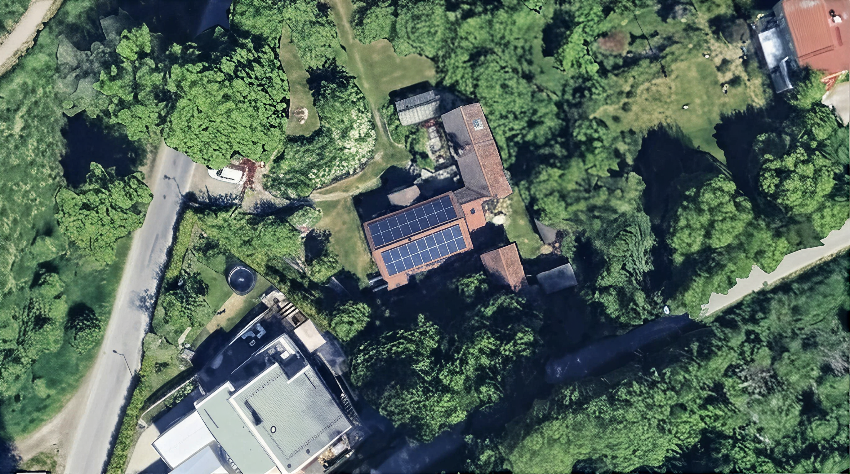 Solpaneler installerade på Tullinge Strand 8, Tullinge