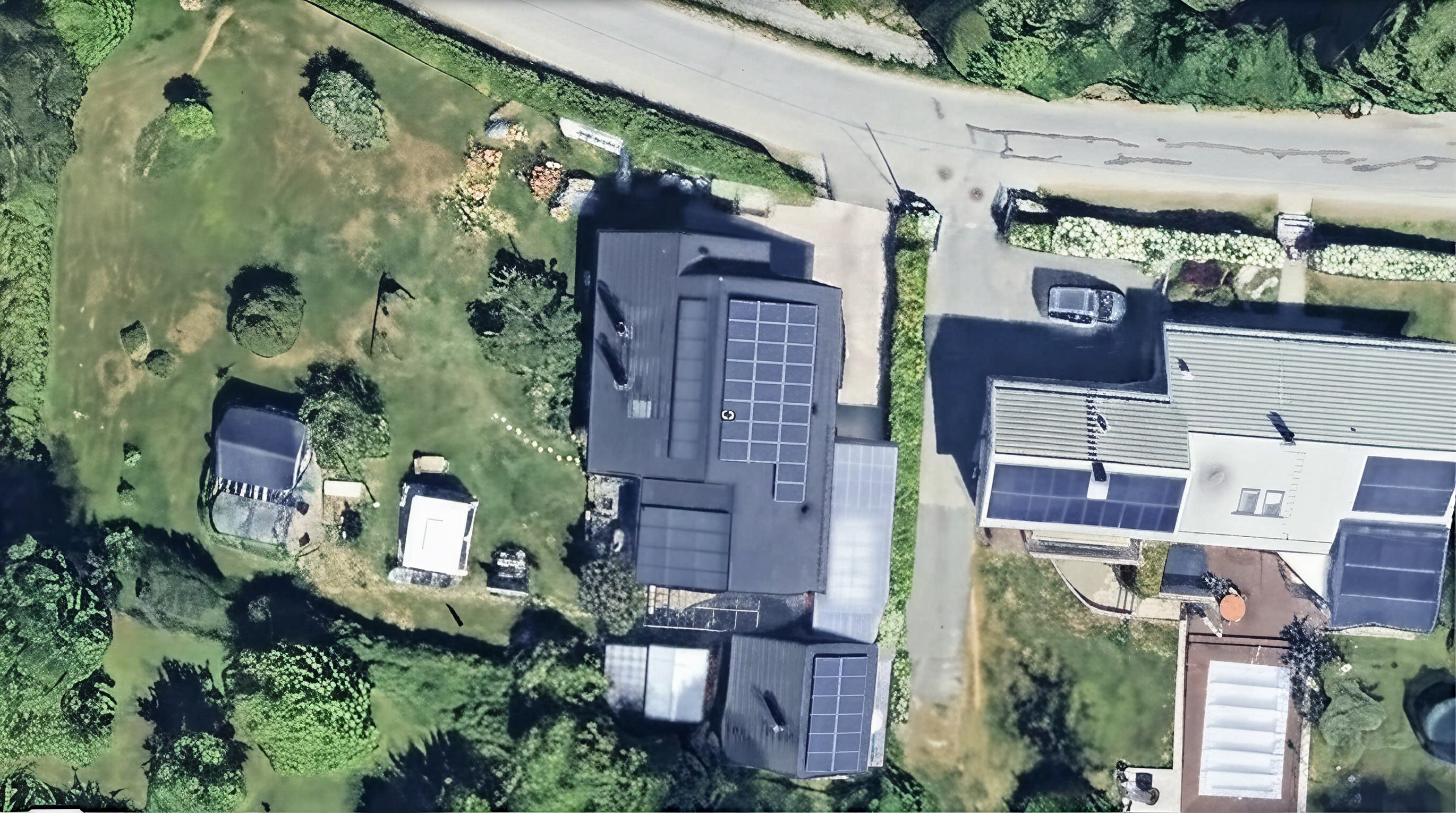 Solpaneler installerade på Tullinge Strand 92, Tullinge